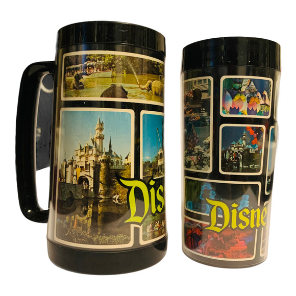Vintage Disneyland Thermo Serv Lot of 2 Made in the USA Mug/Cup - Picture 3 of 9